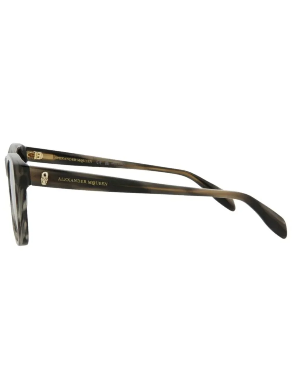 New Alexander McQueen Women's Sunglasses Square Rectangle Acetate Frame Unisex